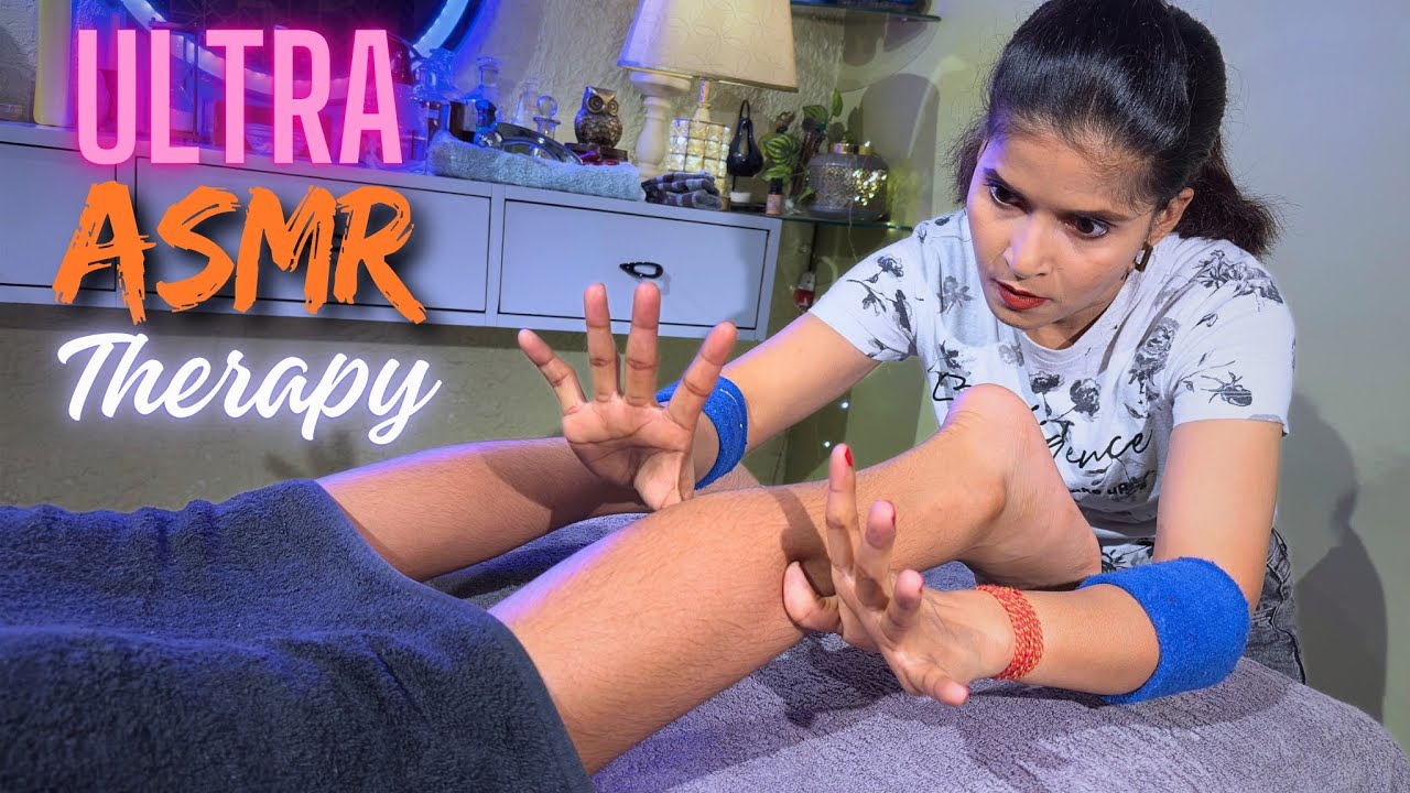 Power Pressure Leg Massage Therapy | this session i Have Used Ultra ASMR Sleep Therapy |