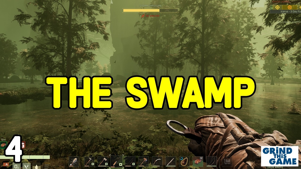 Exploring The Swamp Biome #4 - Prometheus Hard Mode in Icarus