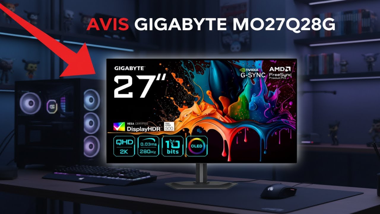 🇫🇷 Avis Ecran Pc Oled Gigabyte Mo27q28g Oled : la p&eacute;pite inattendue du monde des &eacute;crans !