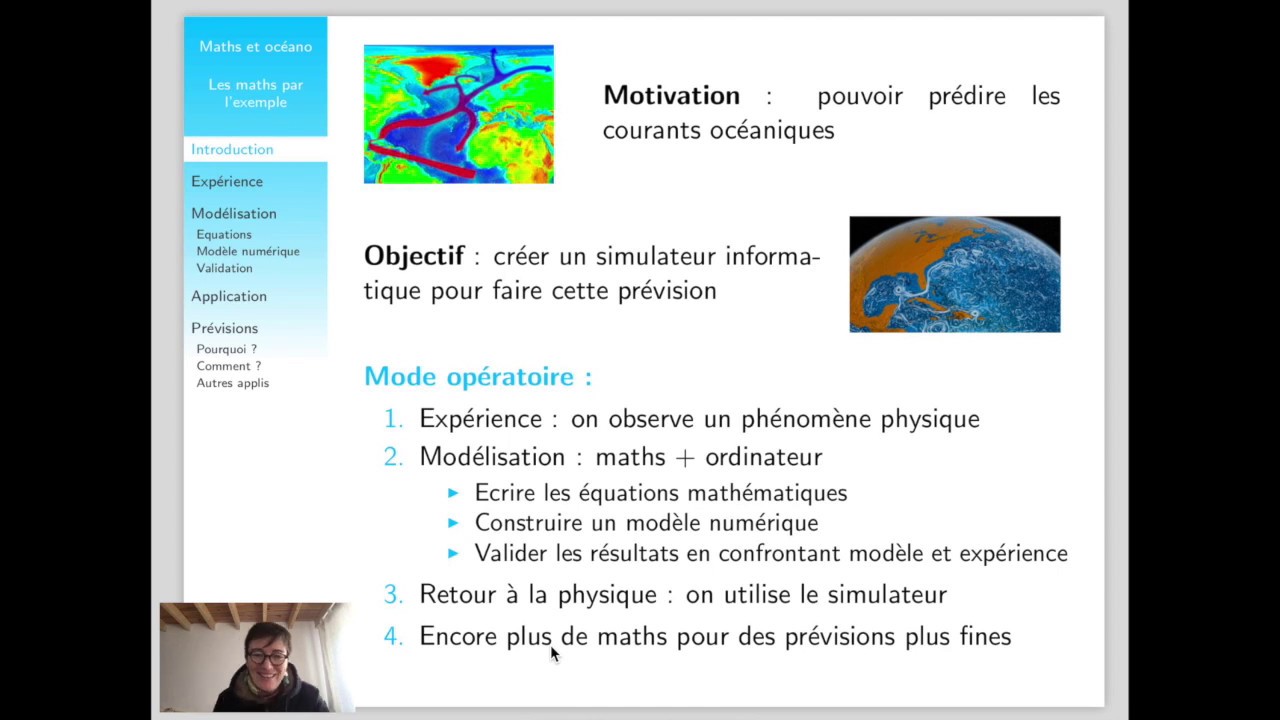 Modélisation mathématique pour l'océanographie (1) : introduction