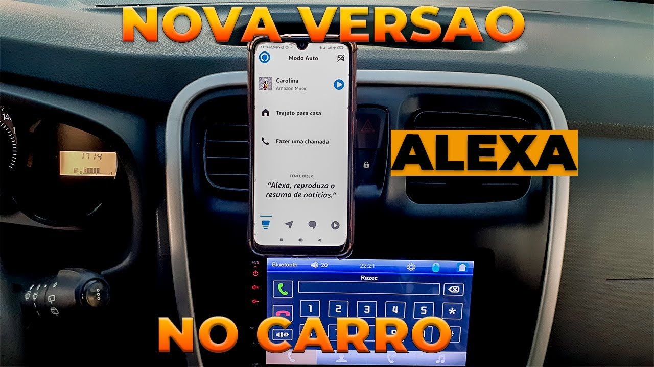 MODO AUTO Alexa | ECHO AUTO nova VERSAO