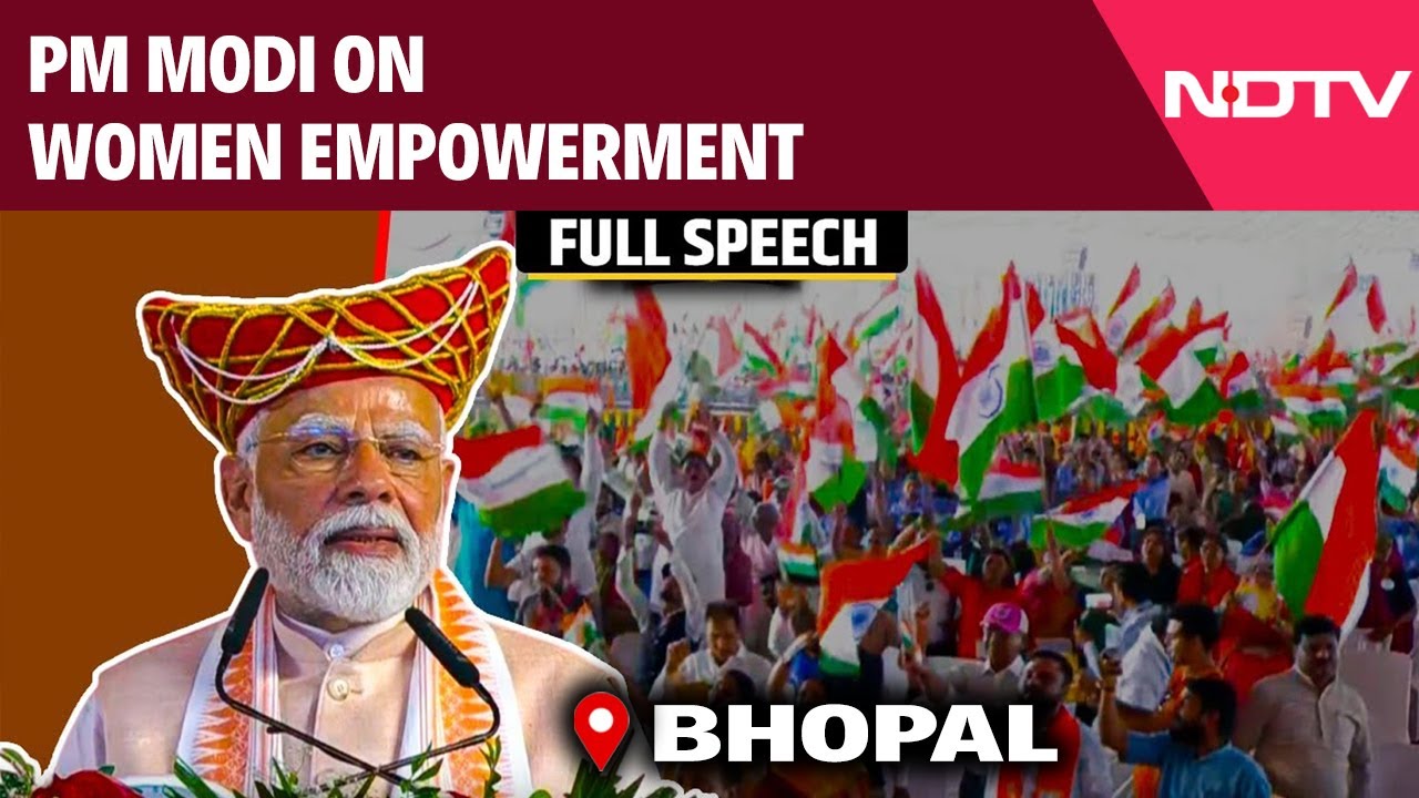 PM Modi In Madhya Pradesh | PM Modi Delivers Speech On Women Empowerment