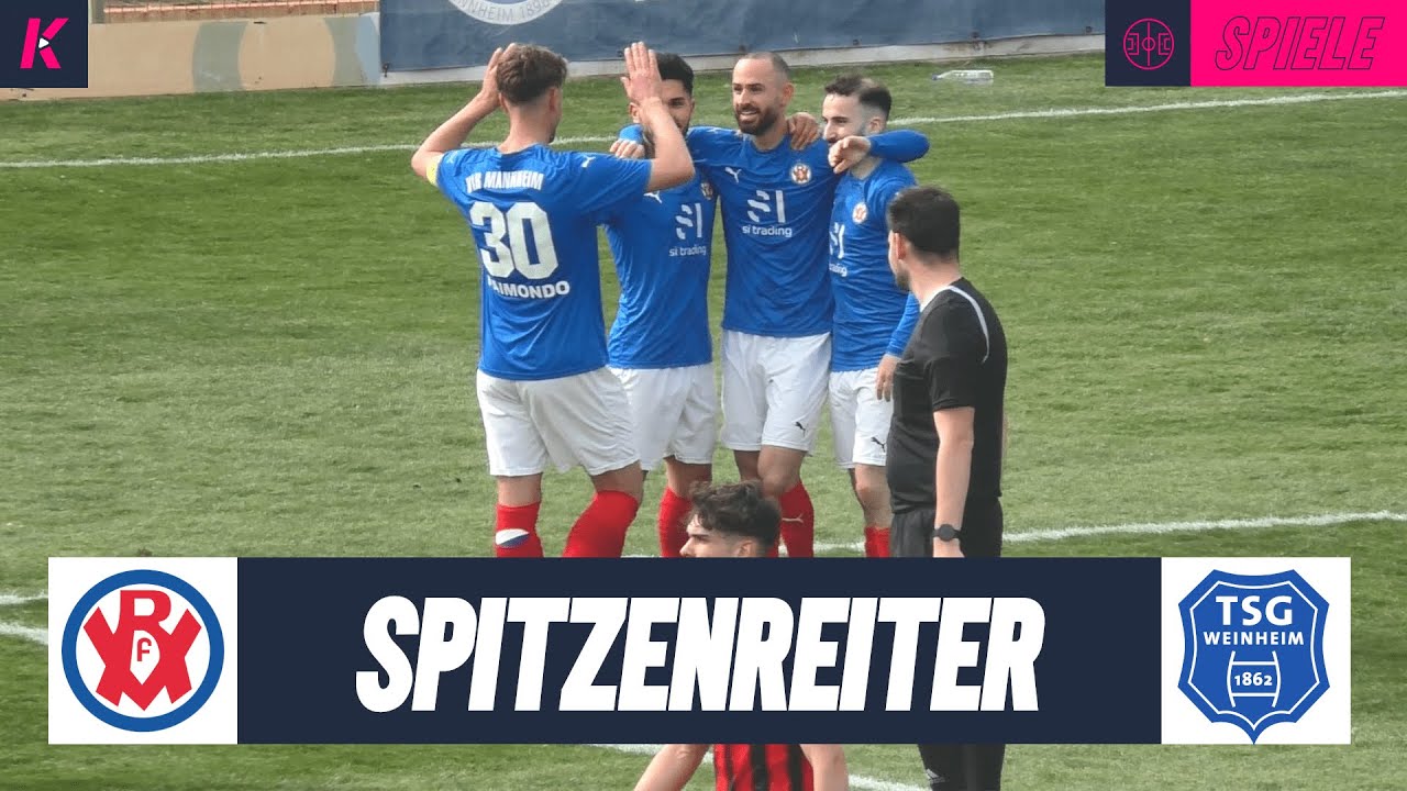 Marschiert Mannheim weiter? VfR kämpft für den großen Traum Oberliga | VfR Mannheim - TSG Weinheim