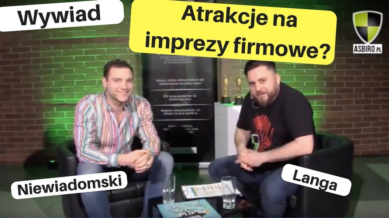 Atrakcje na imprezy firmowe? (wywiad) Niewiadomski & Langa