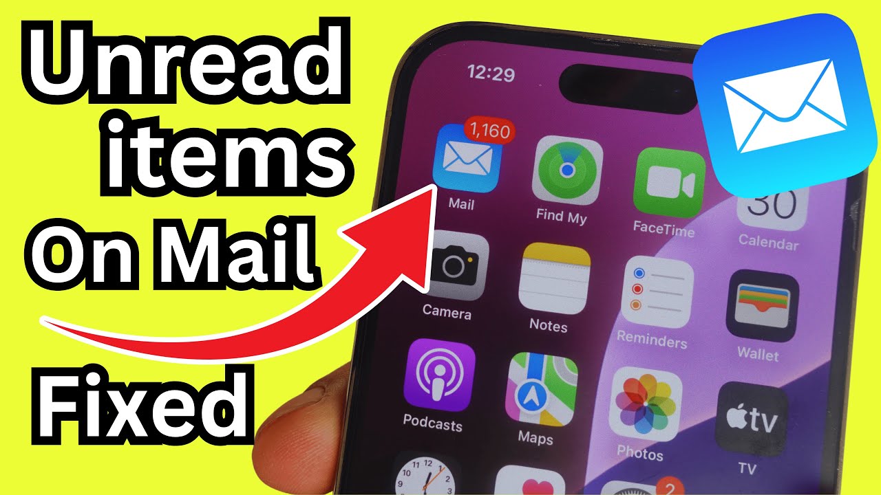 Fix Not Accurate Unread item count on iPhone Email icon | unread emails count incorrect