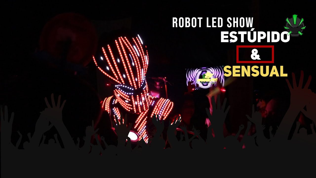 Robot LED Show Matrimonio David y Carla - GLED Entretenimiento