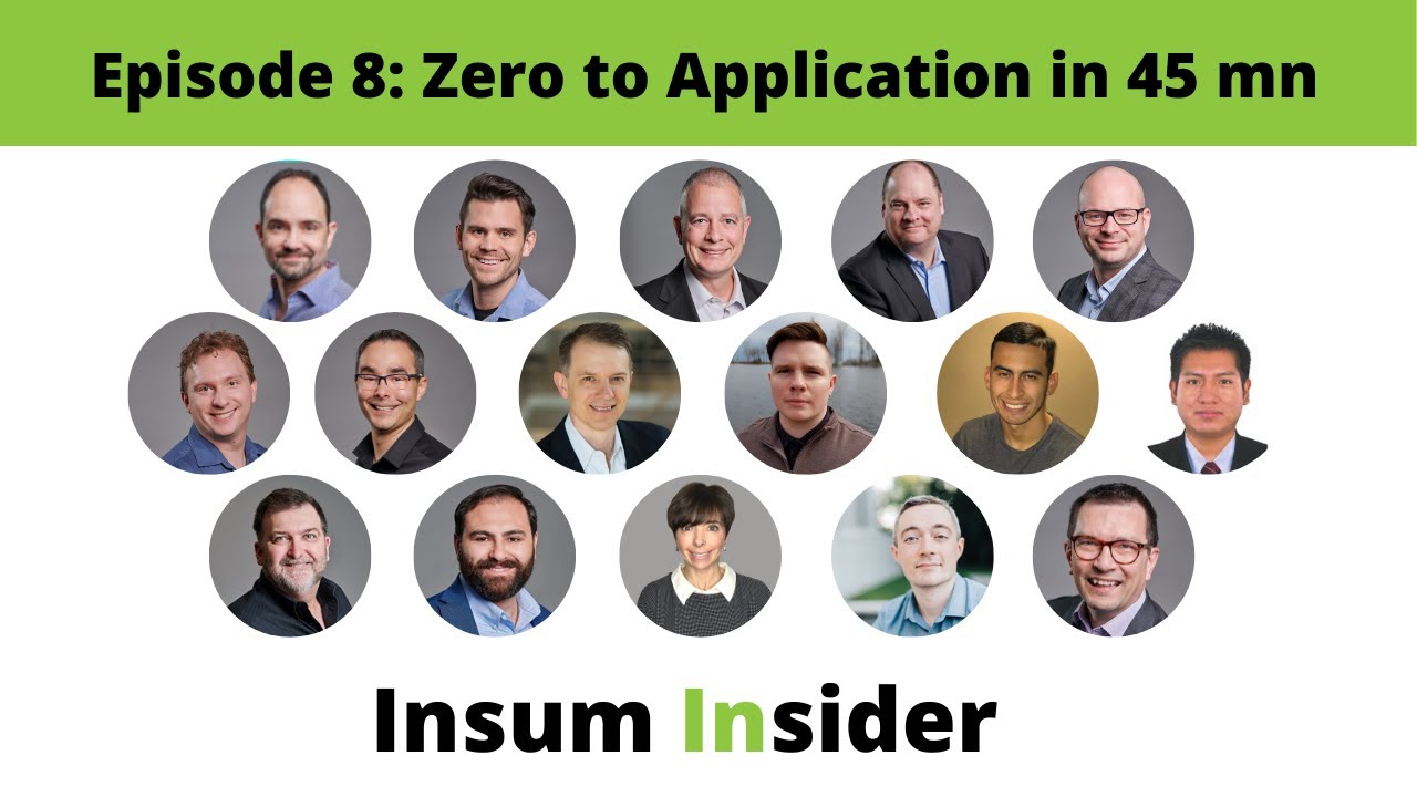 Insum Insider Episode 8: Zero to APEX Application in 45 minutes
