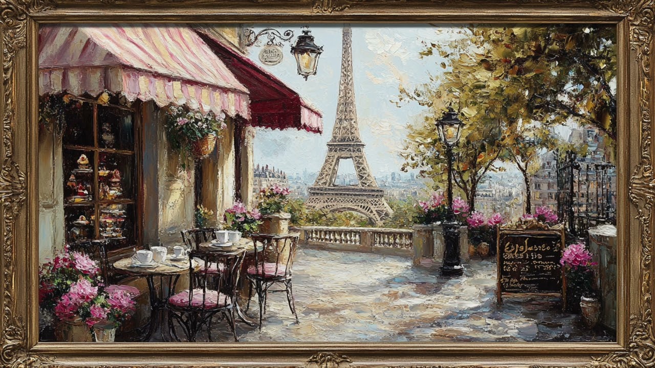 Floral Artwork for Your Space | Pretty Flowers in Paris Screensaver HD