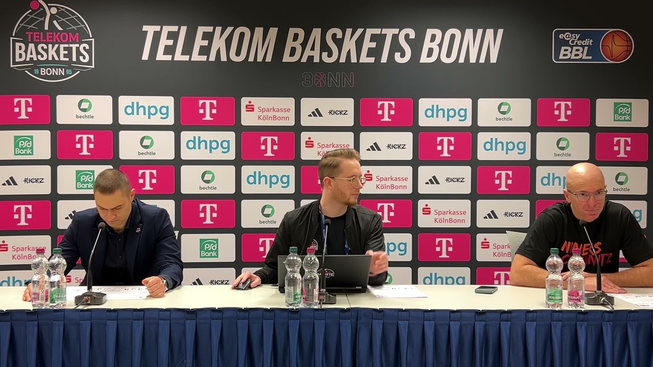 Pressekonferenz Telekom Baskets Bonn vs. Niners Chemnitz - easyCredit BBL, 02.02.2025
