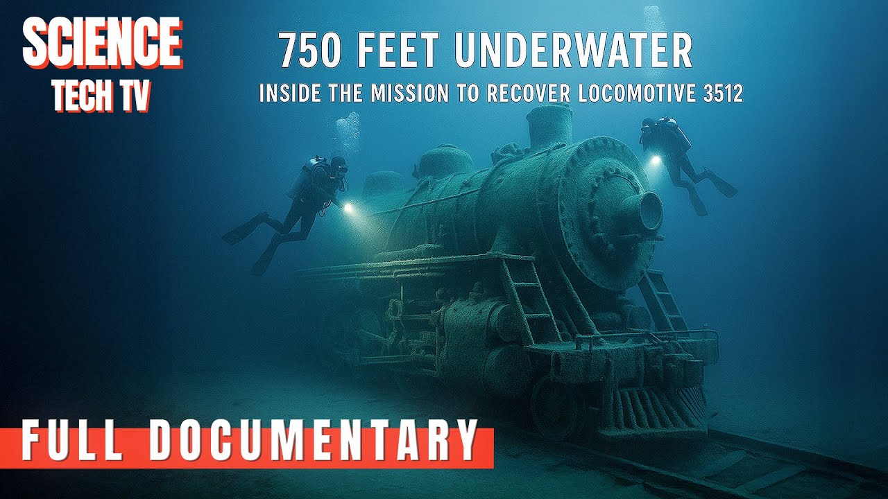 750 Feet Underwater: Inside the Mission to Recover Locomotive 3512 | Full Documentary