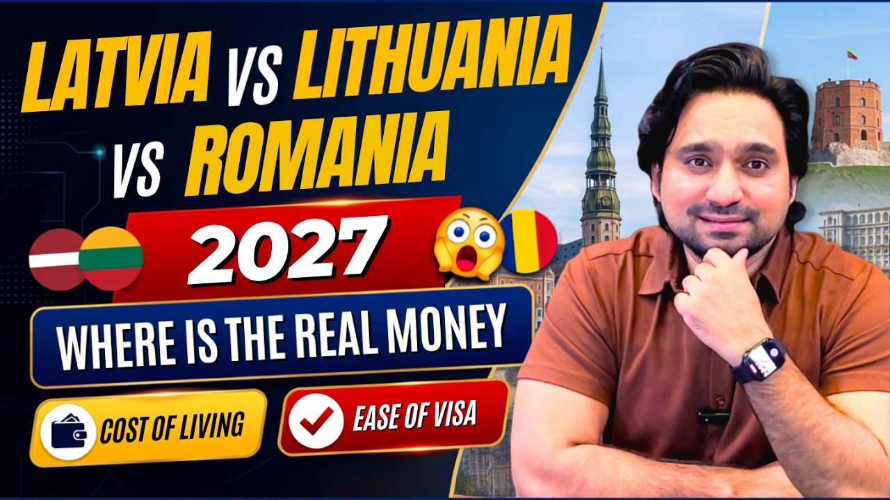 Cheapest European Country for Pakistani Students (Latvia vs Lithuania vs Romania)