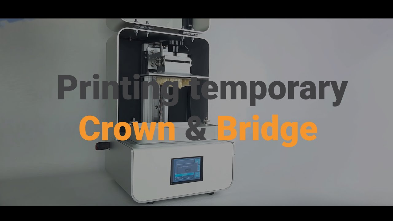 How to print Temporary Crown & Bridge on Microdent Pro | Mogassam 3D