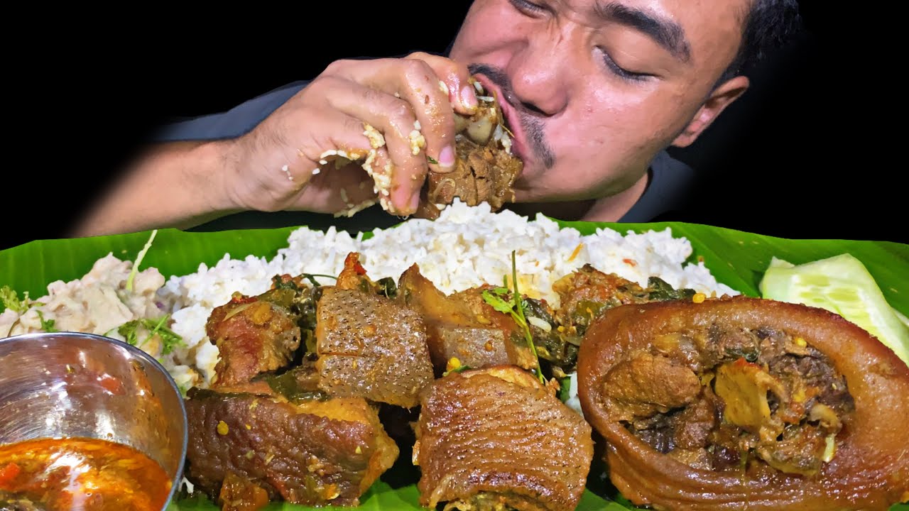 PORK MAKHONG PAN EROMBA // Manipur // Thokmok Mukbang 