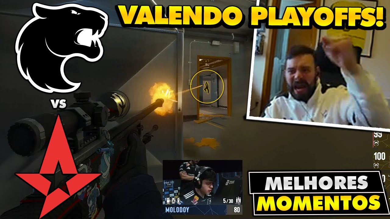 MOLODOY e KSCERATO AMASSARAM! VALENDO O PLAYOFFS! Melhores  Momentos: FURIA vs ASTRALIS - IEM KRAKOW