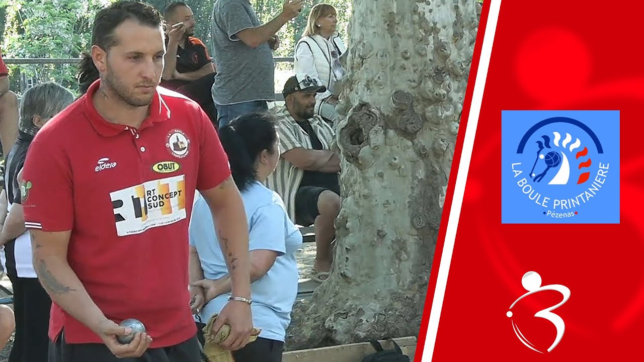 Quart MOLINAS vs CHARPENTIER : 56ème National triplette à pétanque de Pézenas 2025