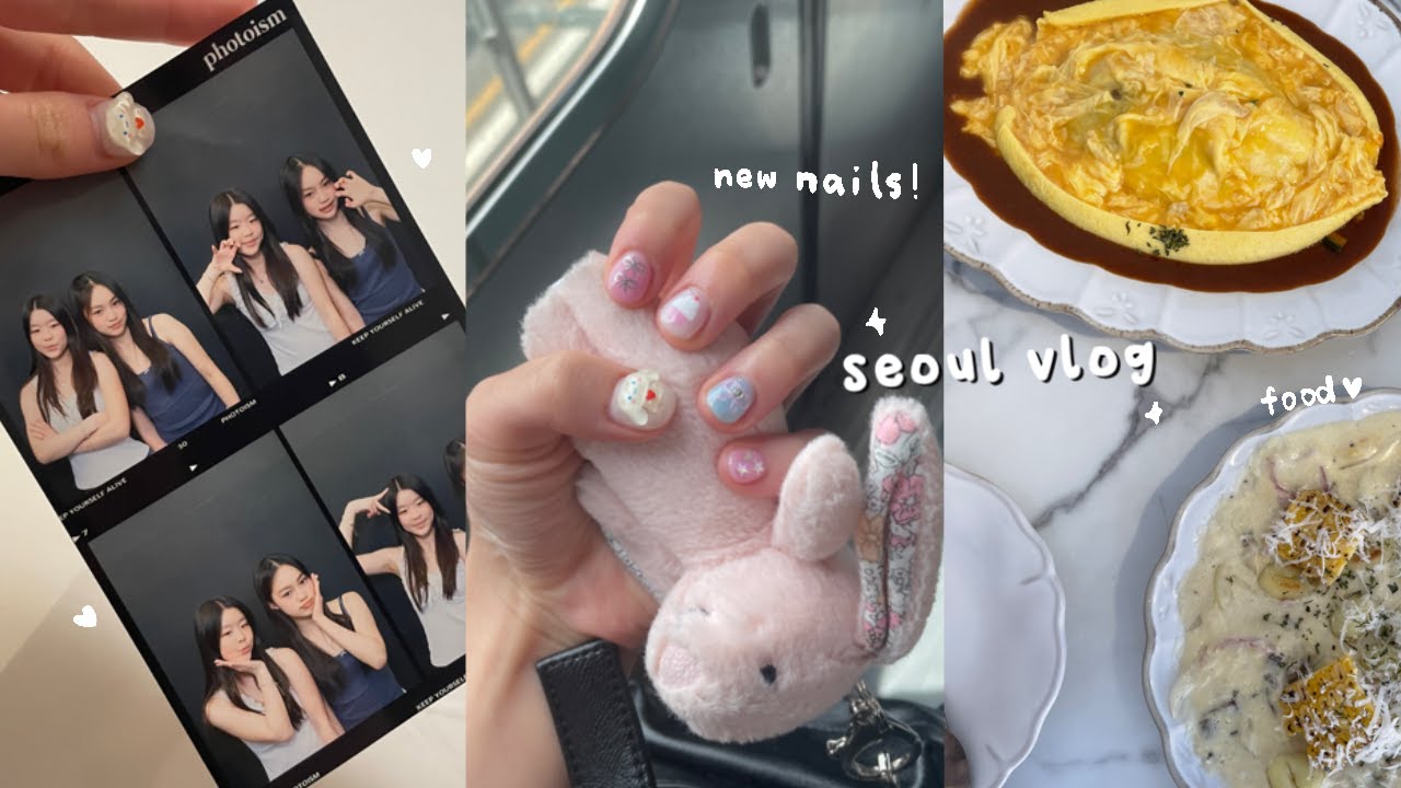 KOREA DIARIES🎀: seoul, shopping, karaoke, food, cafes, photobooths, kpop album unboxing