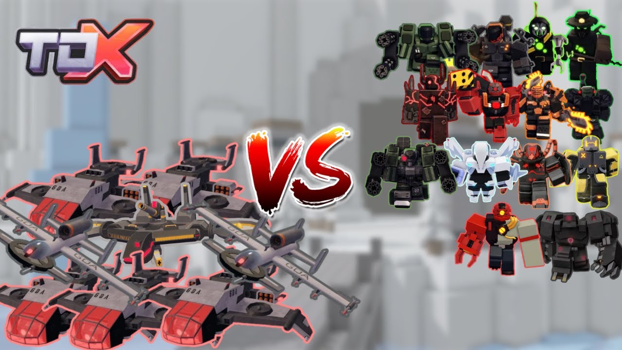 COMBAT DRONE vs ALL BOSSES (TDX)