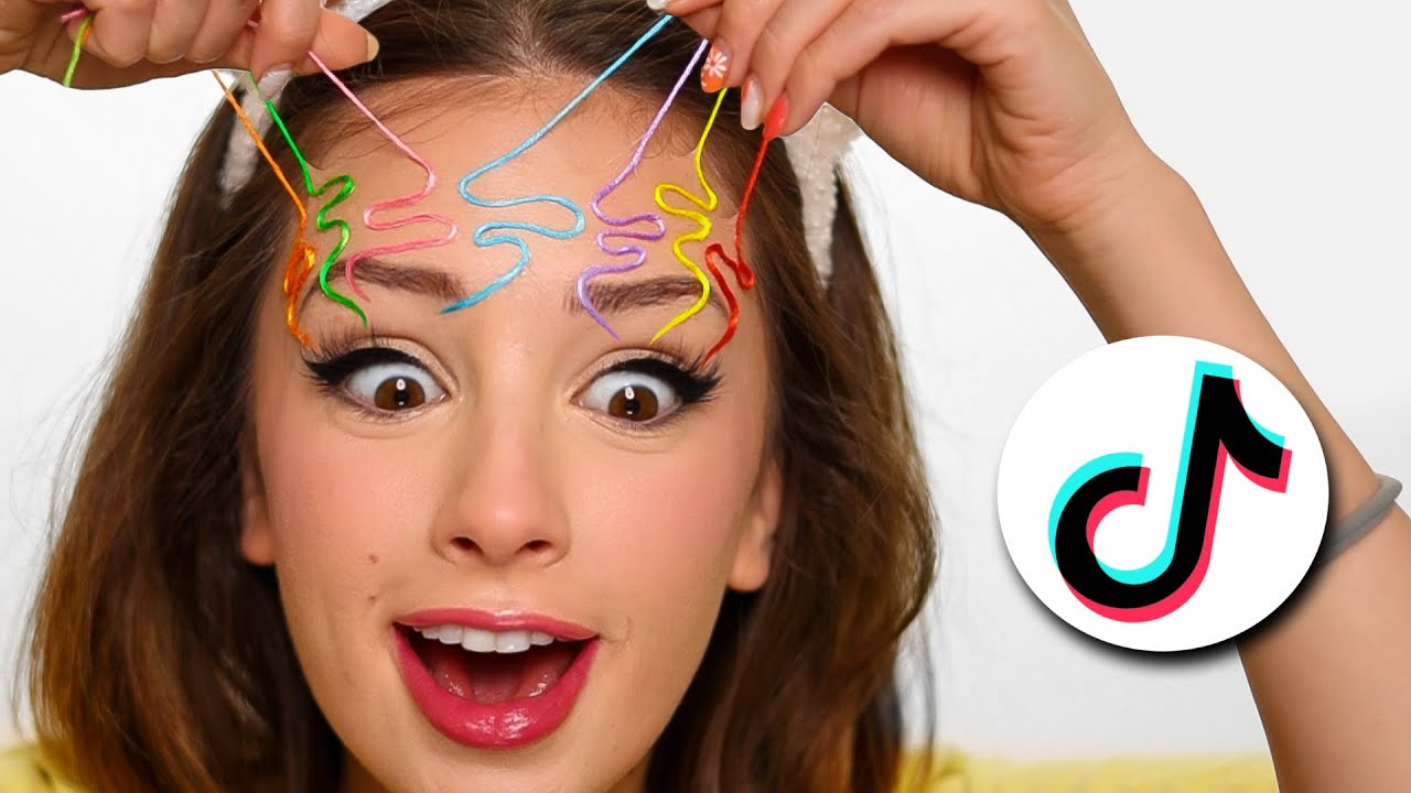 СТРАННЫЕ СПОСОБЫ сделать макияж (которые я нашла в TikTok 😬)