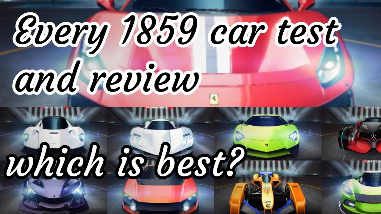 Asphalt 8 | Every 1859 car test and review✅