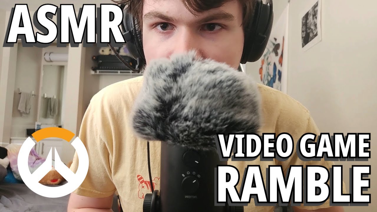 ASMR Whispered Ramble: Video Games (male whisper, Overwatch 2)