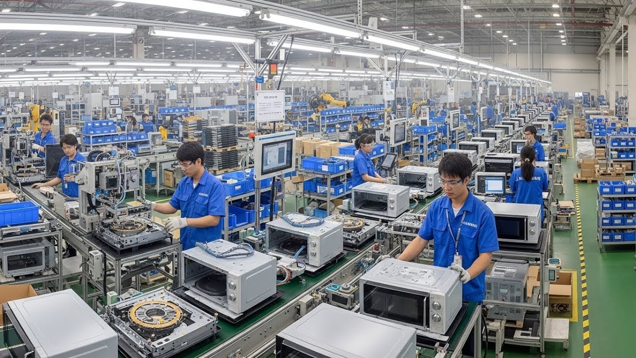How Samsung Makes Microwaves 🏭 Microwave Oven Manufacturing Process – Samsung Electronics