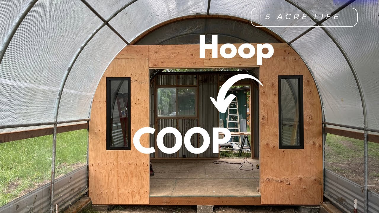 Hoop Cool Build ~ Predator Proofing ~ Update on Comfrey ~ Fertilizer ~ What I use