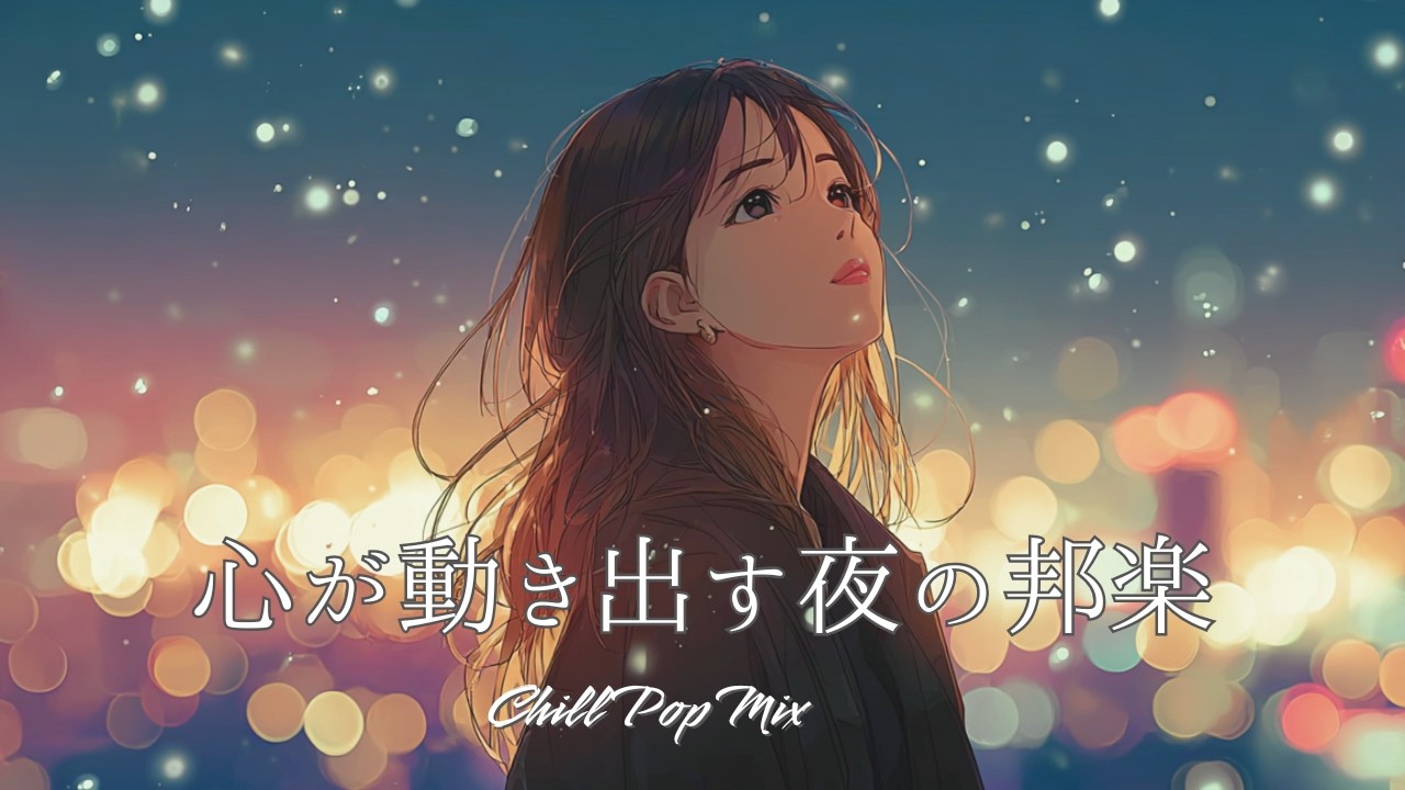 【邦楽playlist】“心が動き出す夜”Chill Playlist｜女性ボーカル｜チルタイム／リラックス／ストレス解消／作業用BGM／エモい曲
