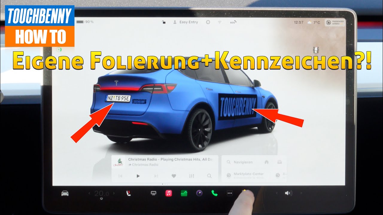 Tesla Holiday Update: Eigene Folierung & Kennzeichen?!