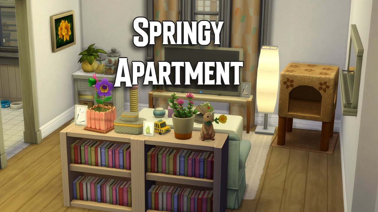 Springy Apartment! 🌷 | The Sims 4 Speedbuild