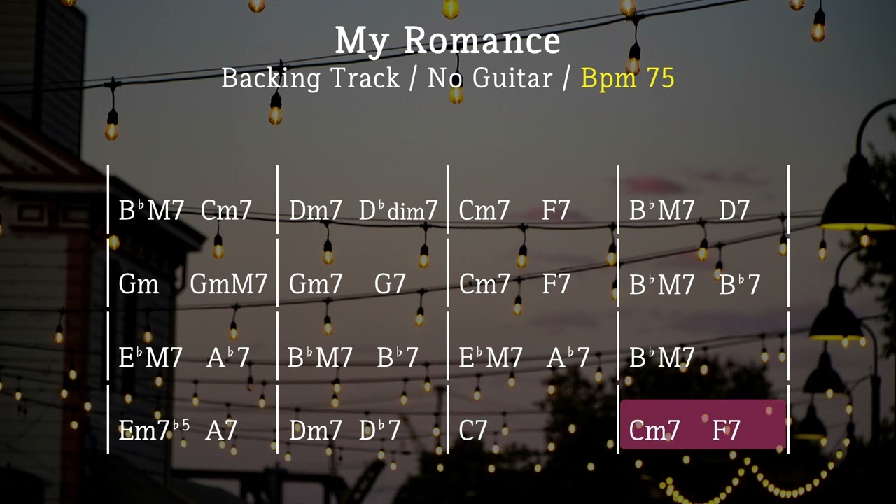 My Romance / Backing Track / Bpm 75