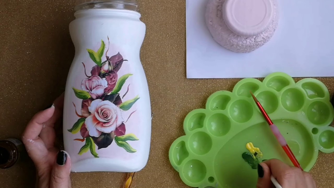 Coffee bottle art | easy bottle art | DIY | reuse of coffee bottle | home decor | bottle design |