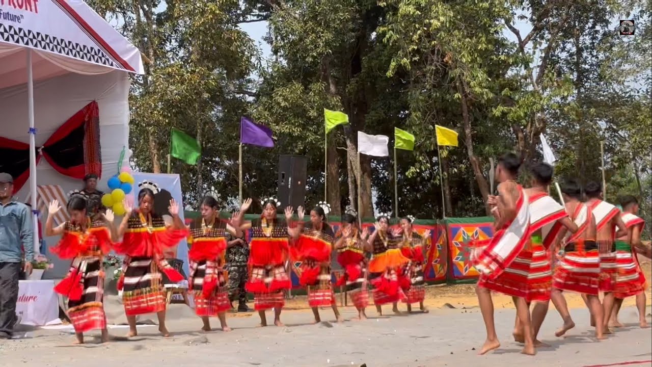 Don Bosco school Khoupum Performed #rongmei Cultural Dance || ZUF 16th Rising Day at Mt. ARARAT 