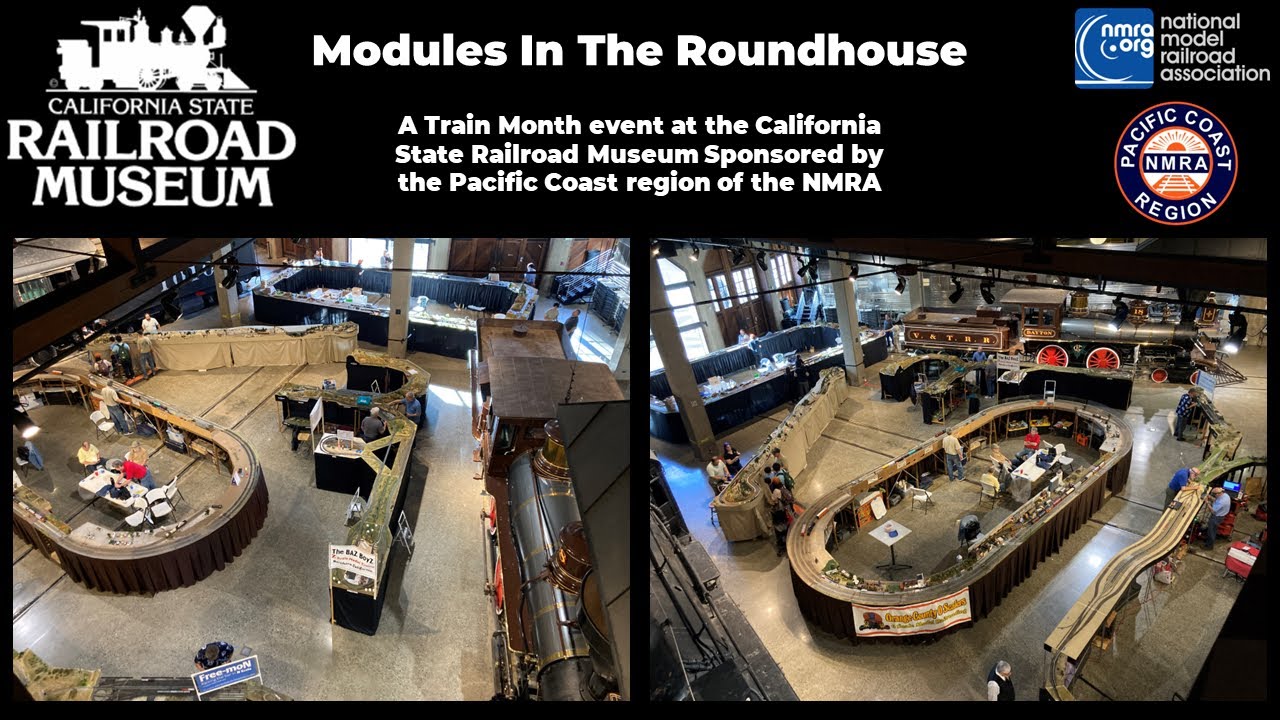 Modular Railroads at the California State Railroad Museum, sponsored by the PCR