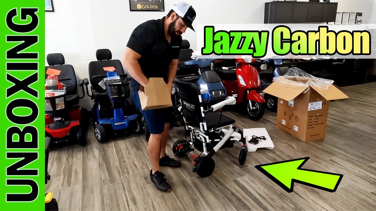 📦Unboxing The Jazzy Carbon Fiber Folding Electric Wheelchair