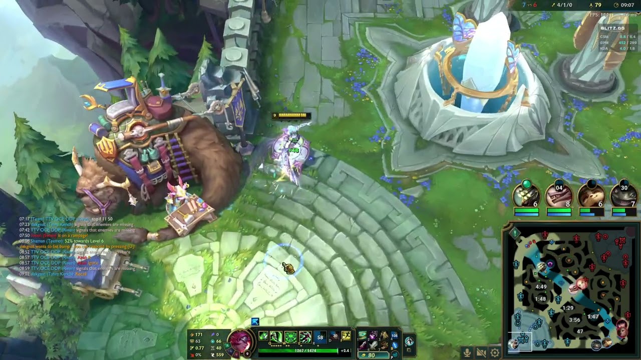 Riven Vs Akali 1v9