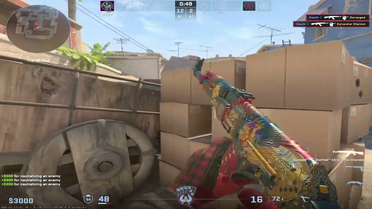 Ace clutch 1vs4 Mirage - Counter Strike 2