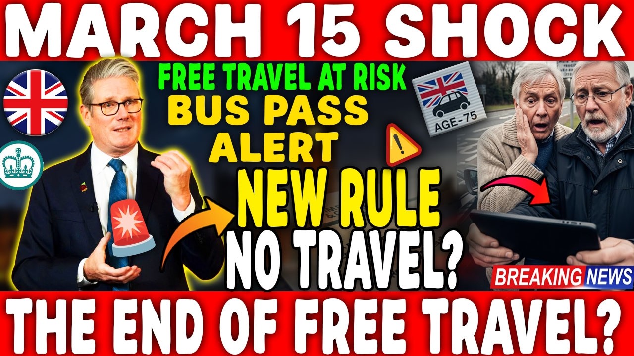 🚨 March 15 Bus Pass Bombshell – Millions Could Lose Travel Freedom