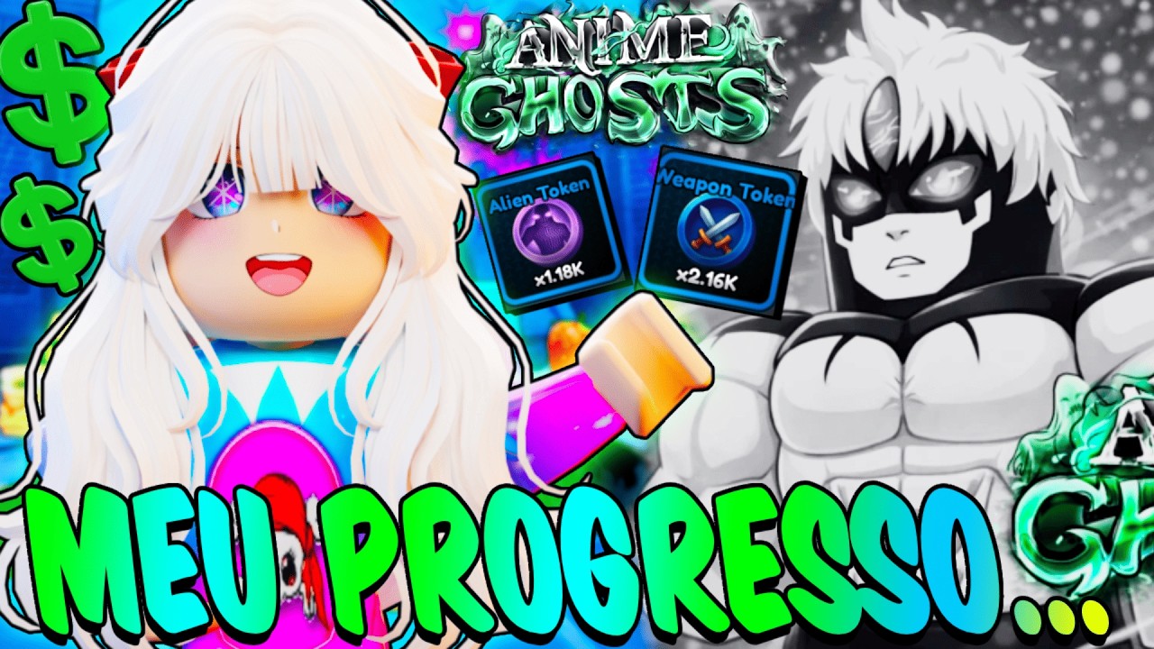 FIZ O MELHOR FARME PARA MELHORAR MEU PROGRESSO NO ANIME GHOSTS! ROBLOX
