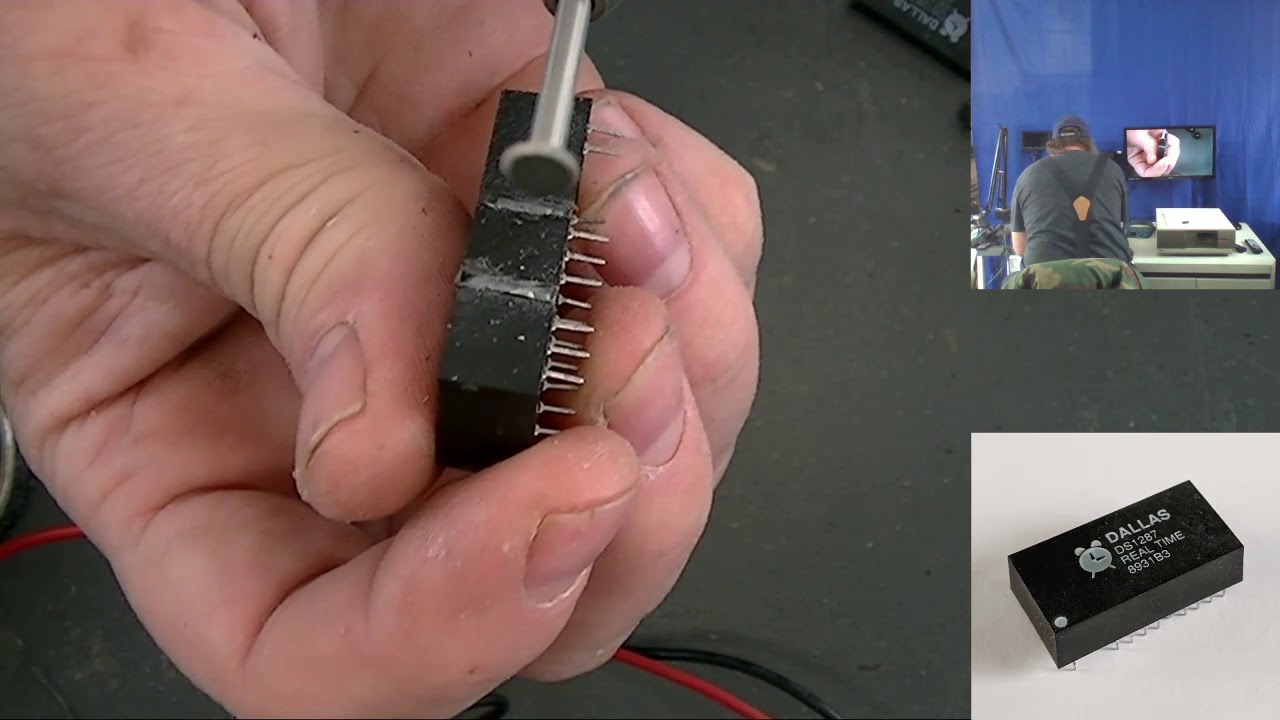 Dallas DS1287 Real-Time Clock Modification, Start to Finish!