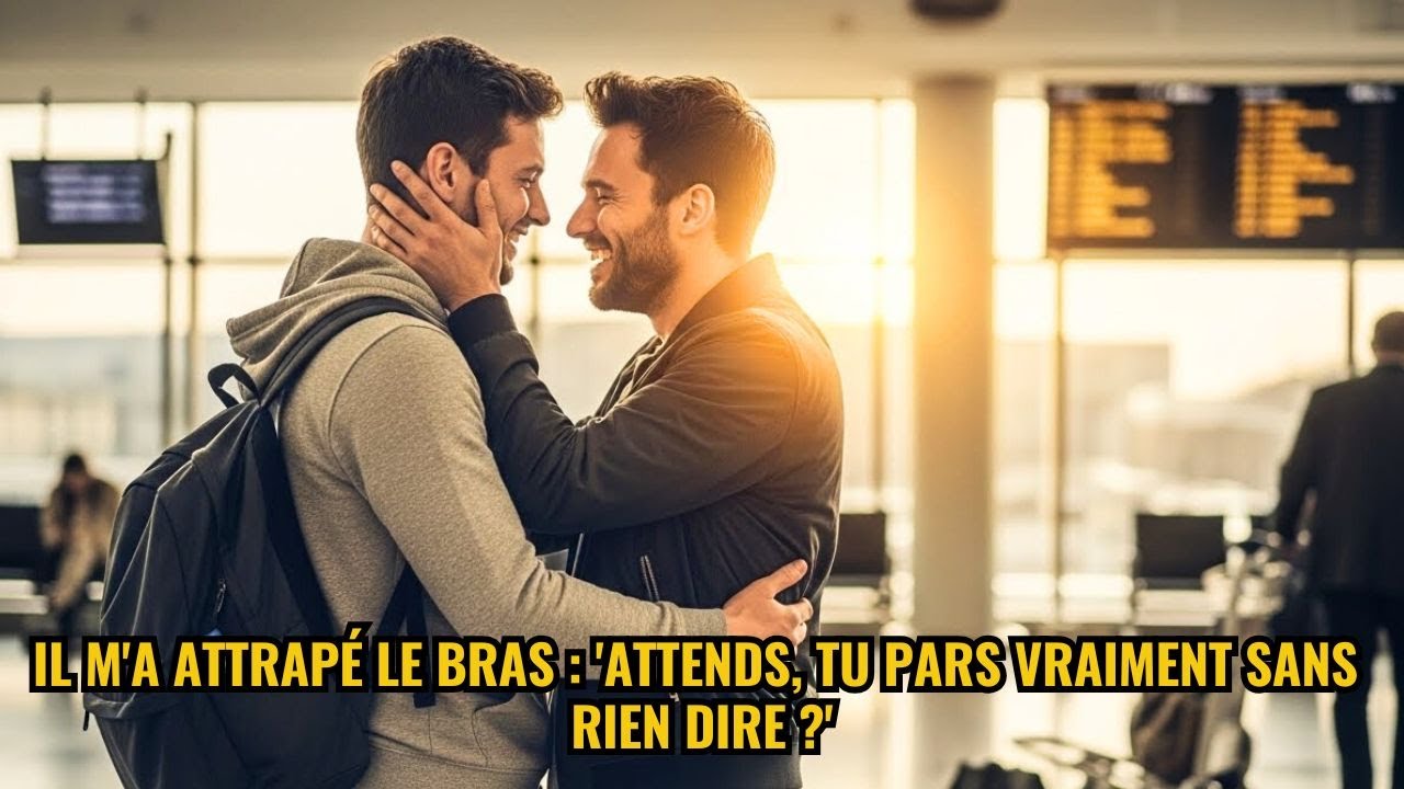 Il m'a attrapé le bras : 'attends, tu pars vraiment sans rien dire ?' | Histoire Gay