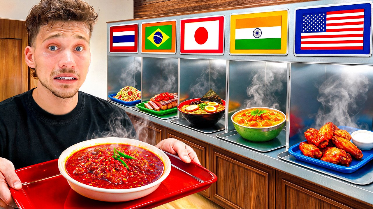 Я съел самую острую еду из каждой страны!