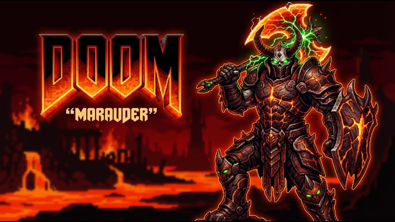 DOOM — 16 Track Heavy Dark Synthwave Tribute (Pixel Wave)