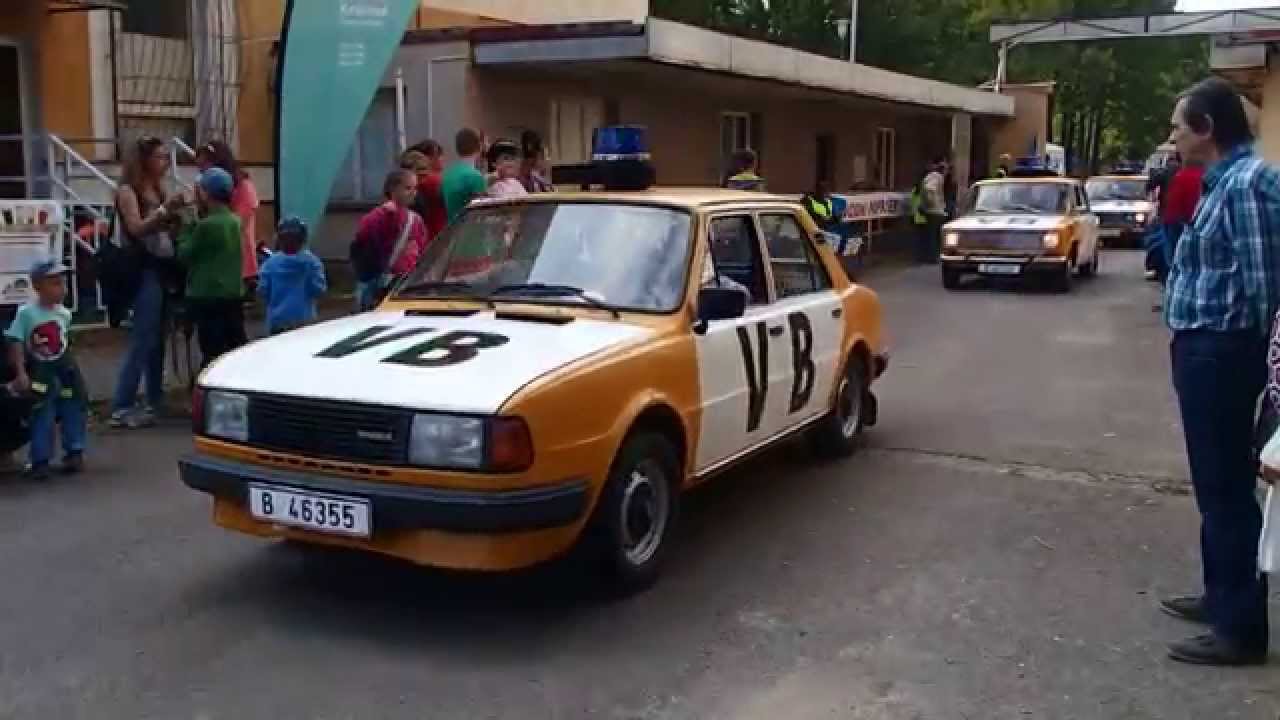 Retroměstečko - kolona VB, Pardubice 2015