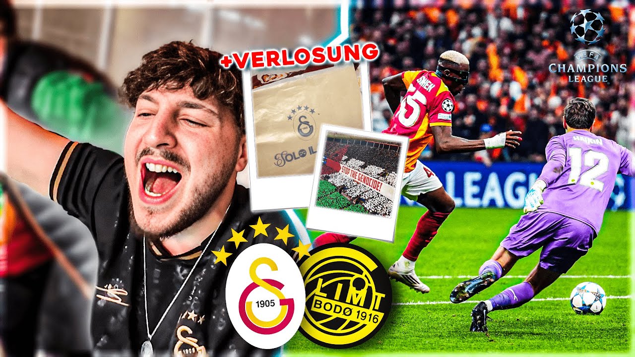 GALATASARAY VS BODO GLIMT CHAMPIONS LEAGUE STADIONVLOG 🔥 TOP 8 WIR KOMMEN🤯🟡🔴 
