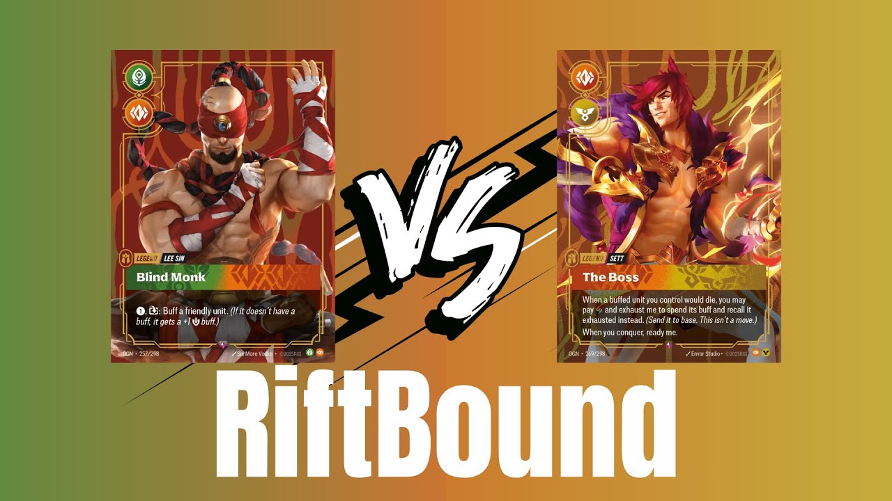 [Riftbound] Lee Sin vs Sett!