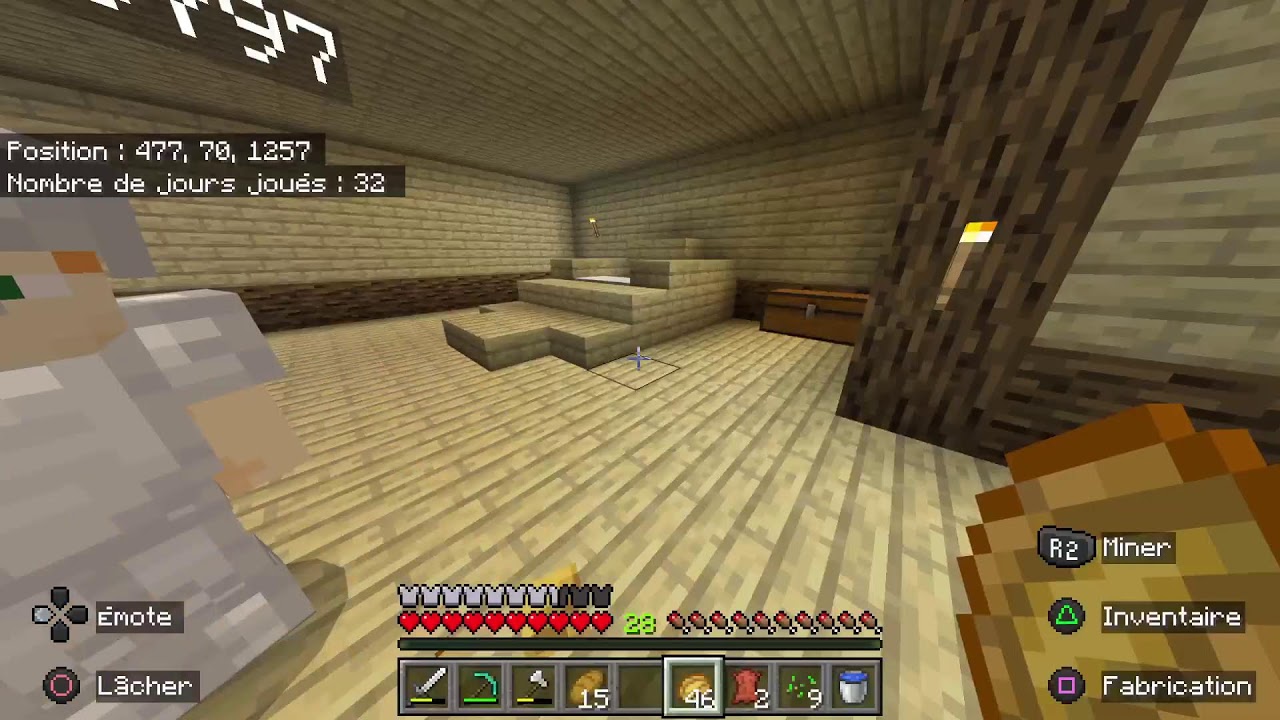 Live Minecraft avec ma copine
