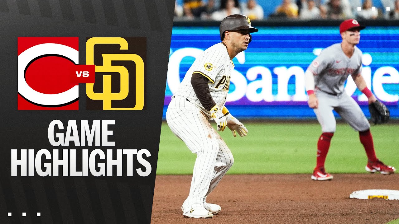 Reds vs. Padres Game Highlights (9/9/25) | MLB Highlights