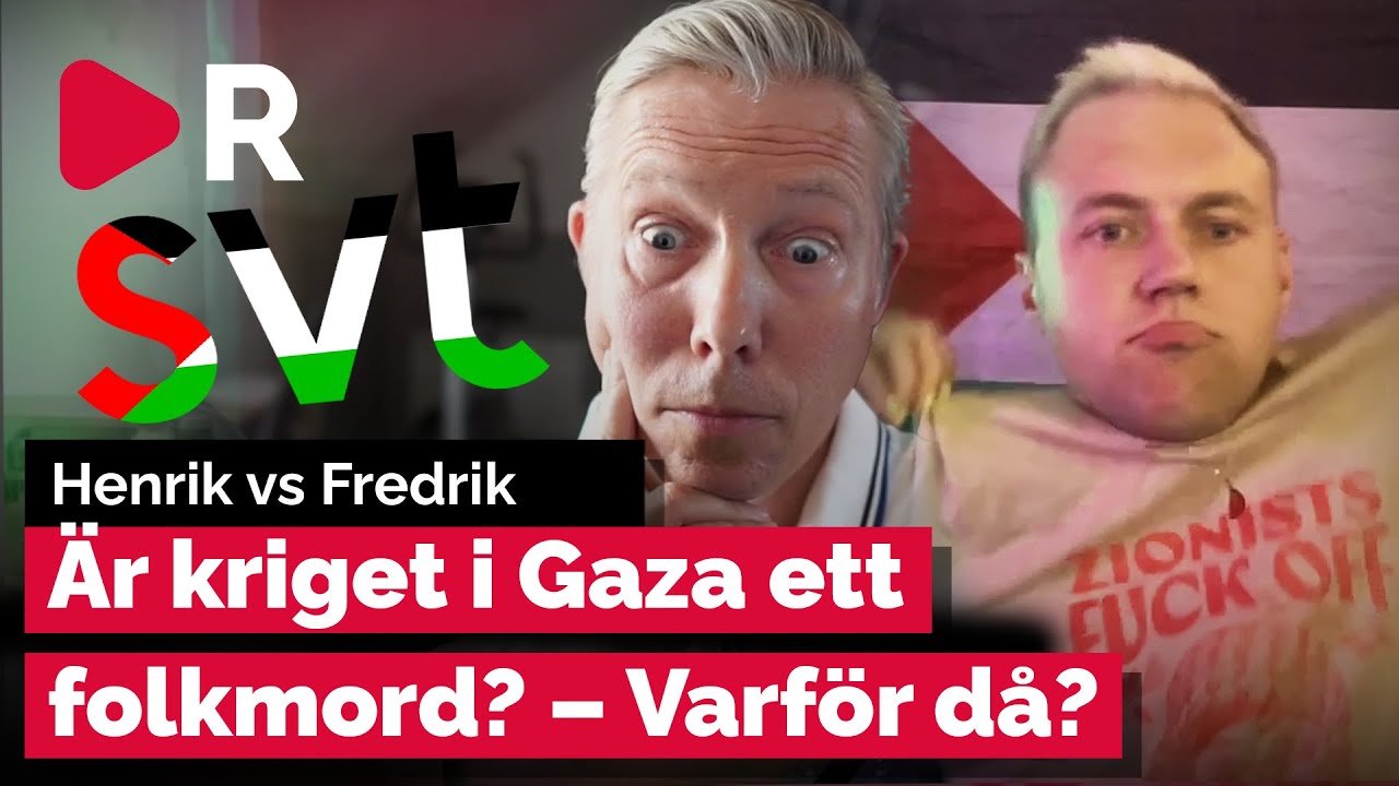 Debatt: Henrik Jönsson mot Fredrik Söderholm — Gaza, SVT