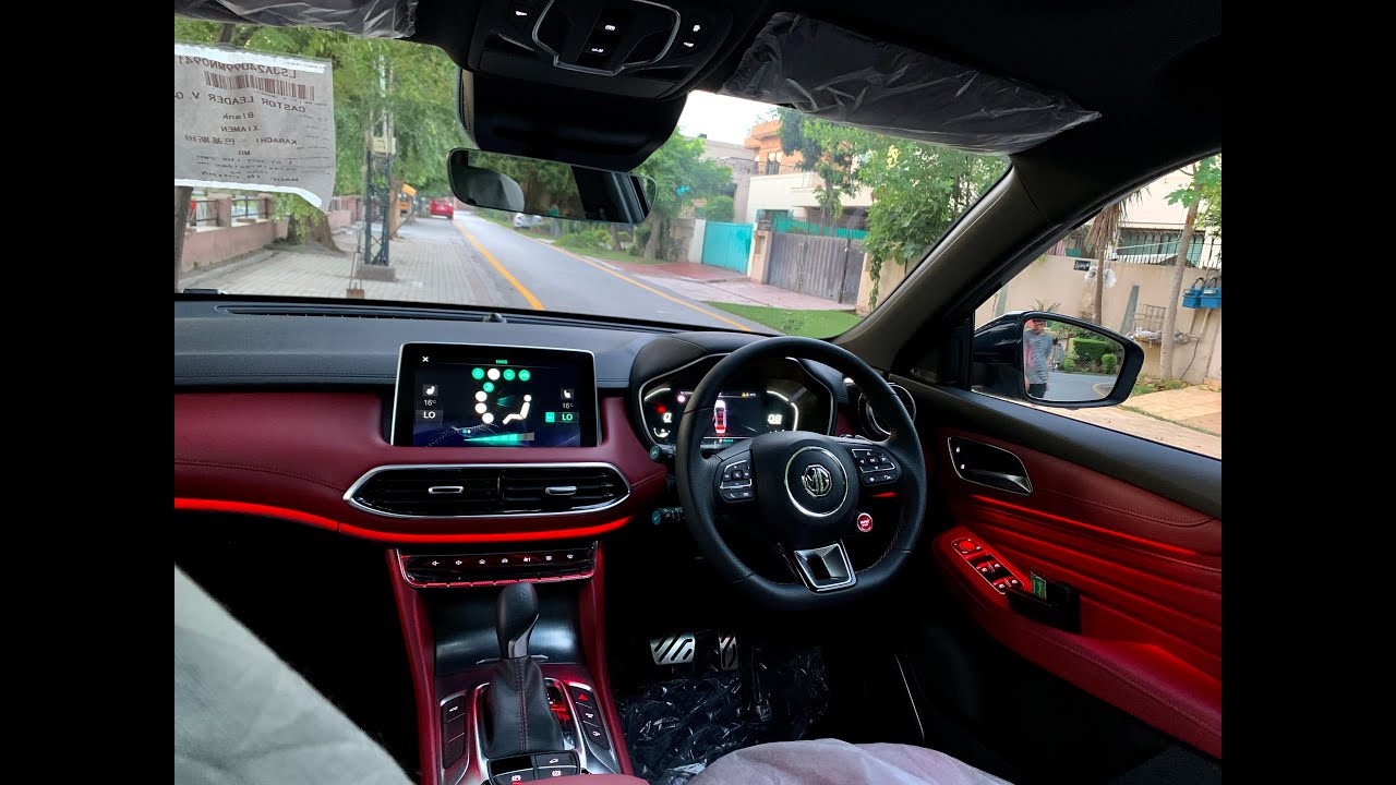MG HS BLACK WITH RED INTERIOR  2021 | MG HS New Meter Cluster | Owner's Review: Specs & Features