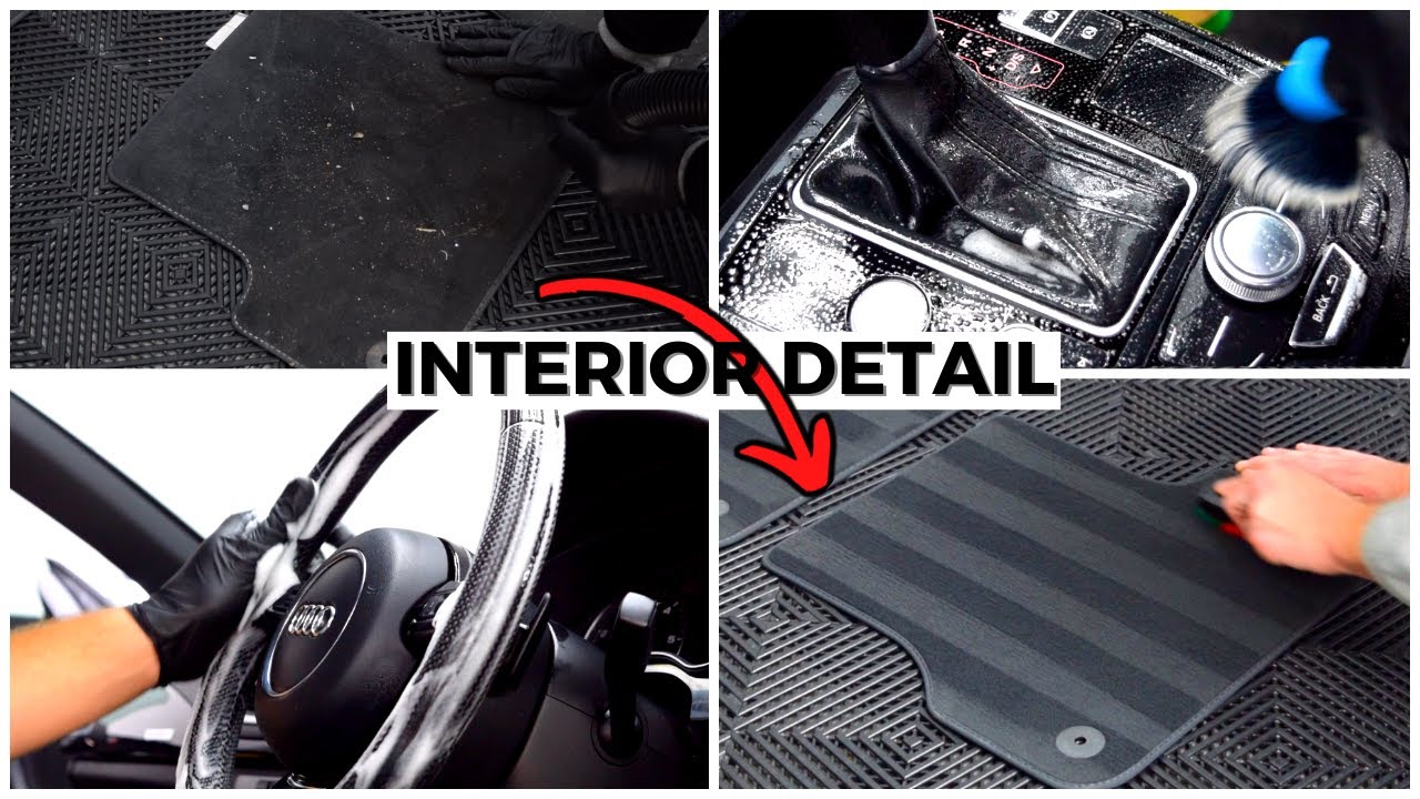 Interior Deep Clean for Dirty Audi - ASMR - Steam Clean - Vehicle Detailing